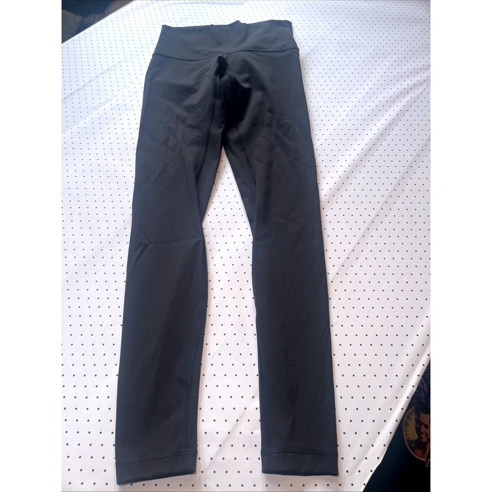 Lululemon Black High Rise Leggings Womens Size 8 Yoga Athletic Workout Pants
